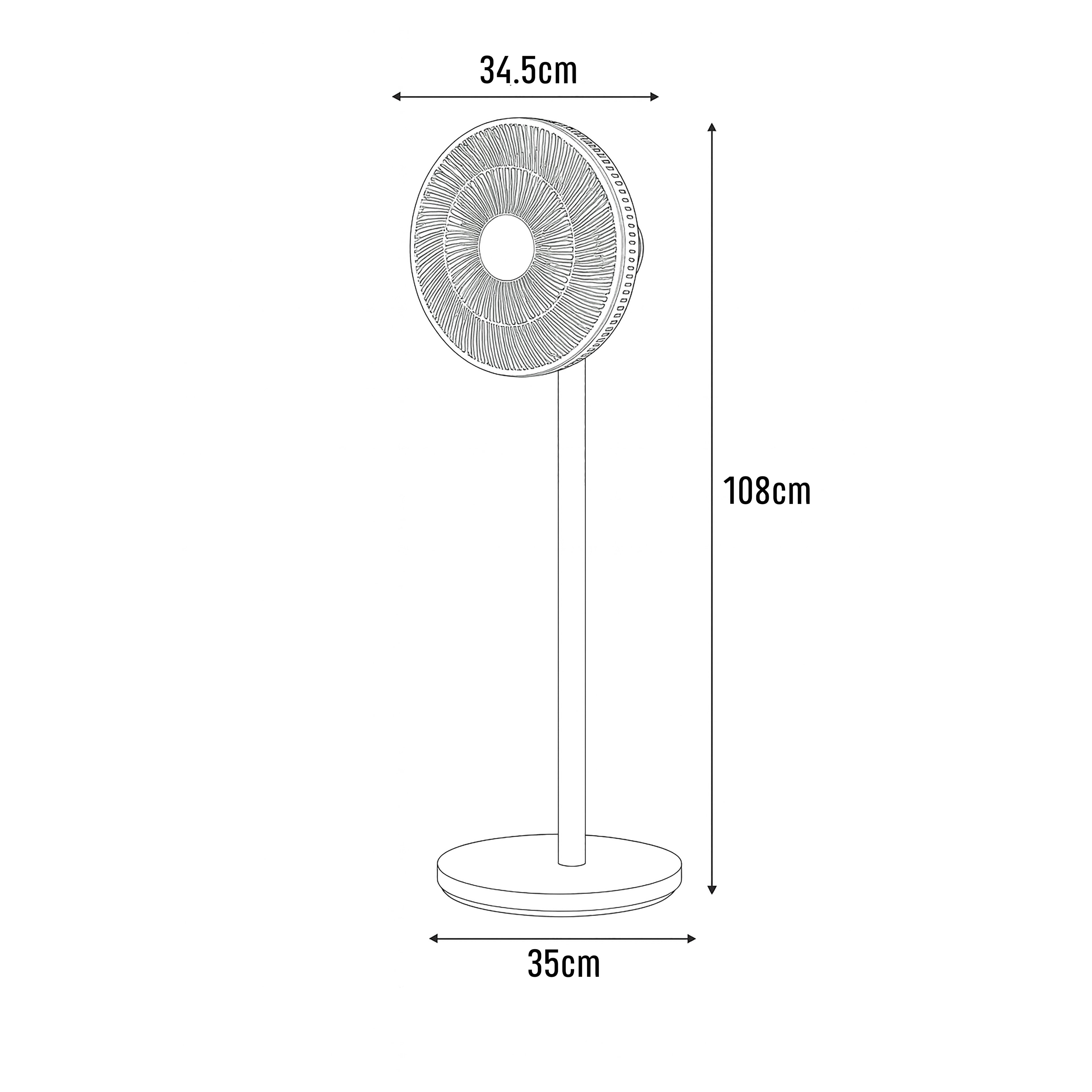 Sheffield DC Digital Pedestal Fan