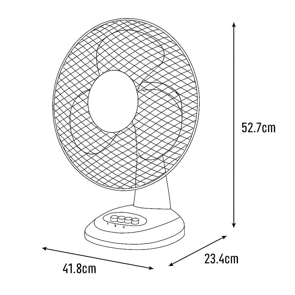Sheffield 40cm Desk Fan