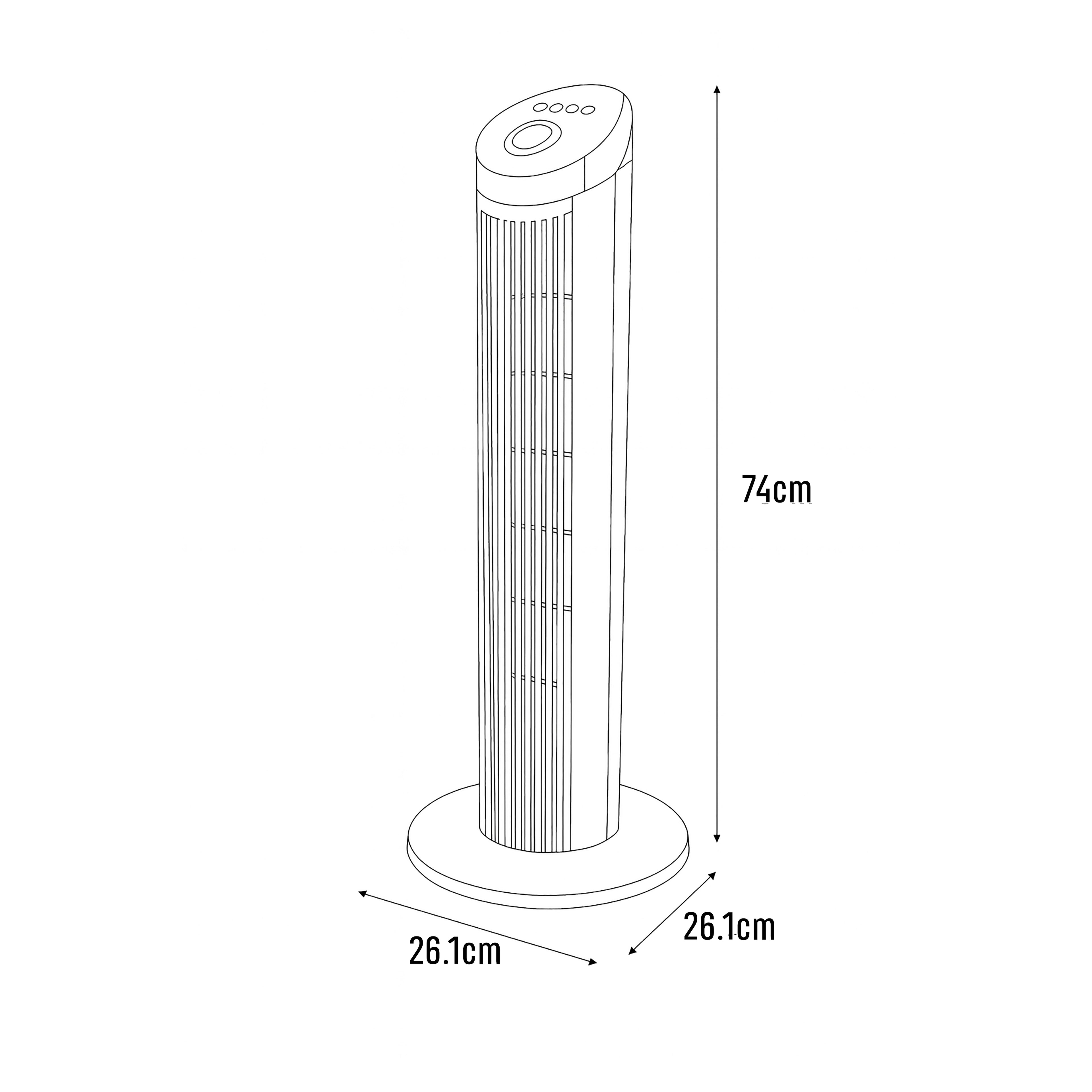 Sheffield Tower Fan with Timer