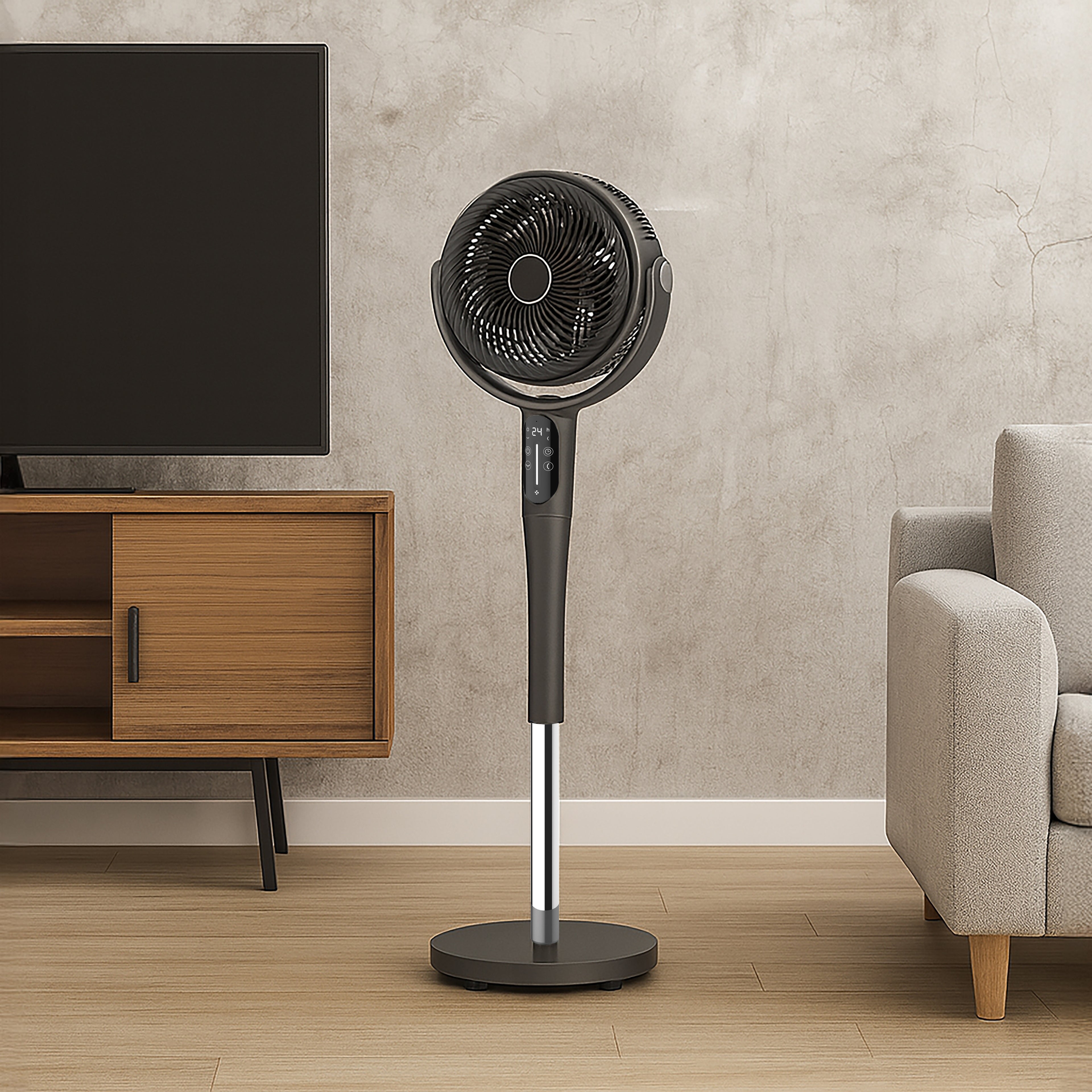 Sheffield 3D Pedestal Circulator Fan