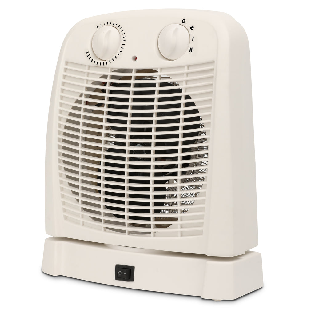 Sheffield Upright Fan Heater with Thermostat Control – 2000W, Oscillating