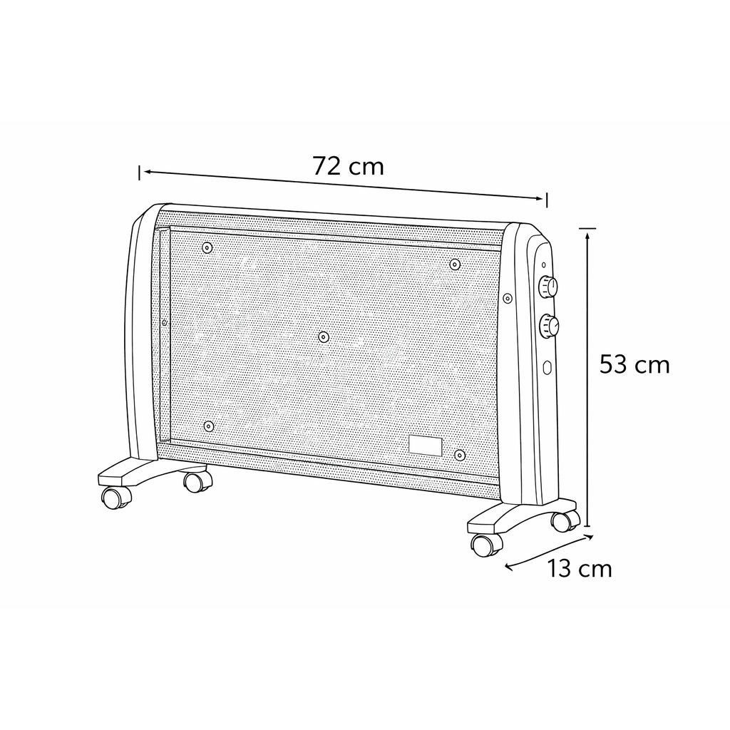 Sheffield Mica Heater, Black