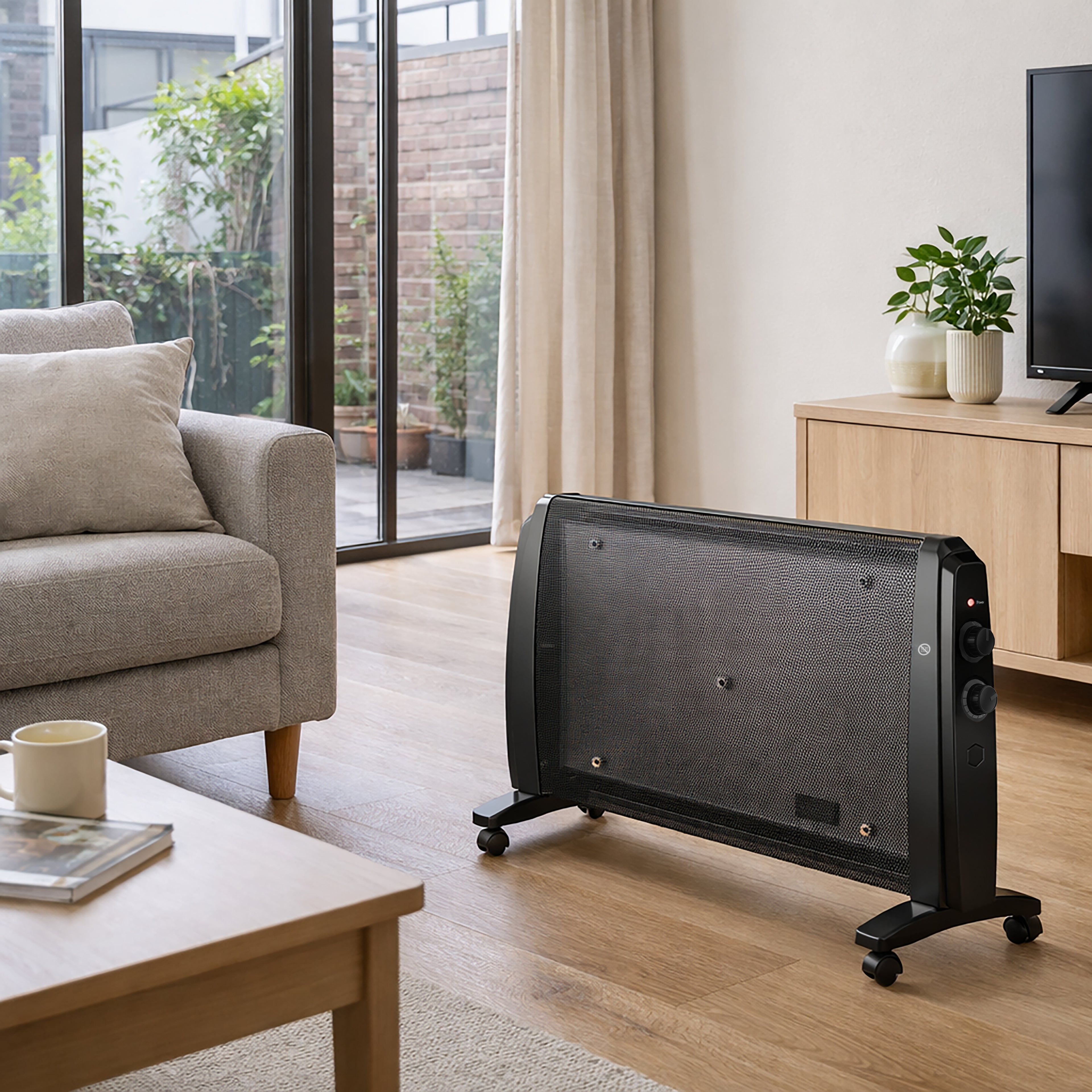 Sheffield Mica Heater, Black