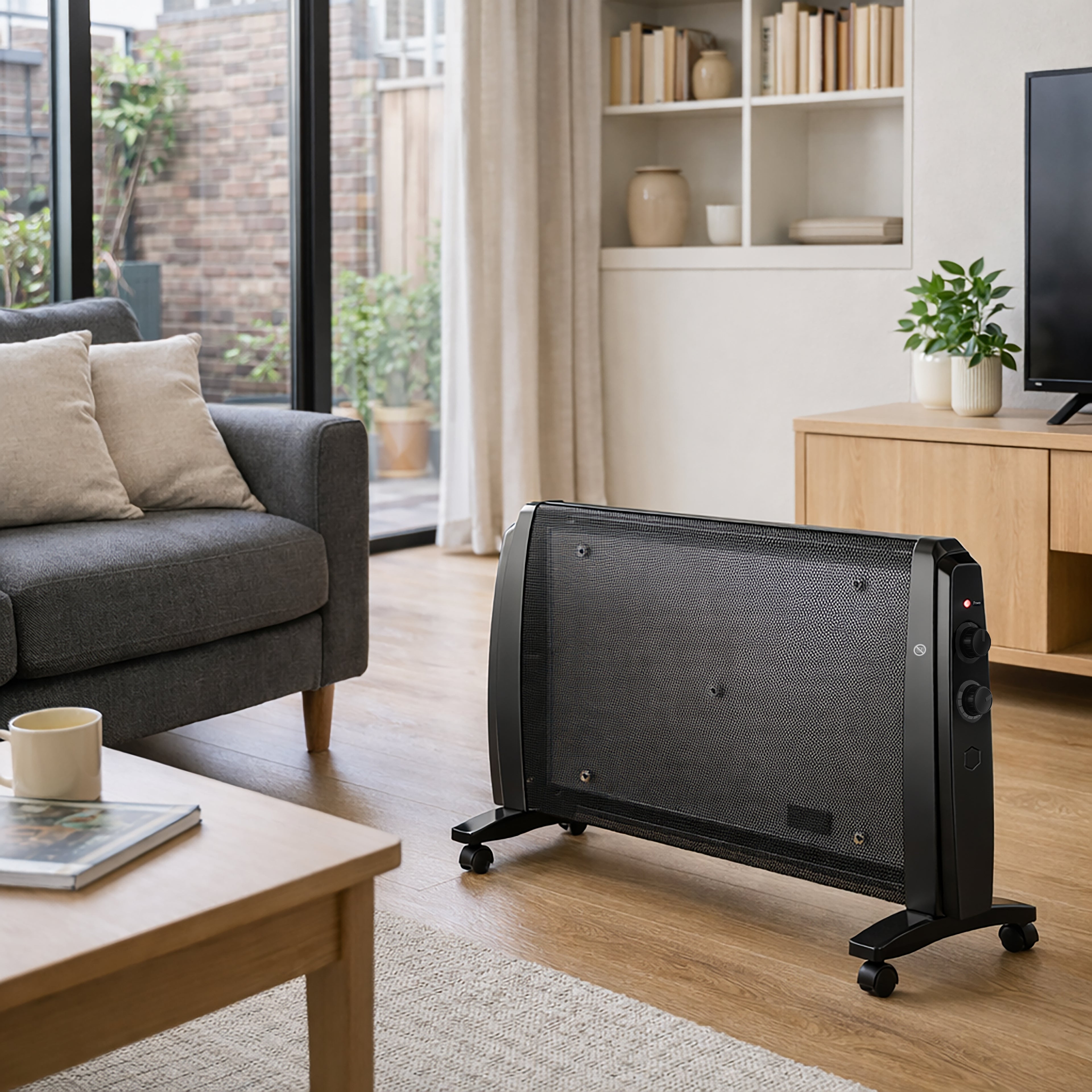 Sheffield Mica Heater, Black