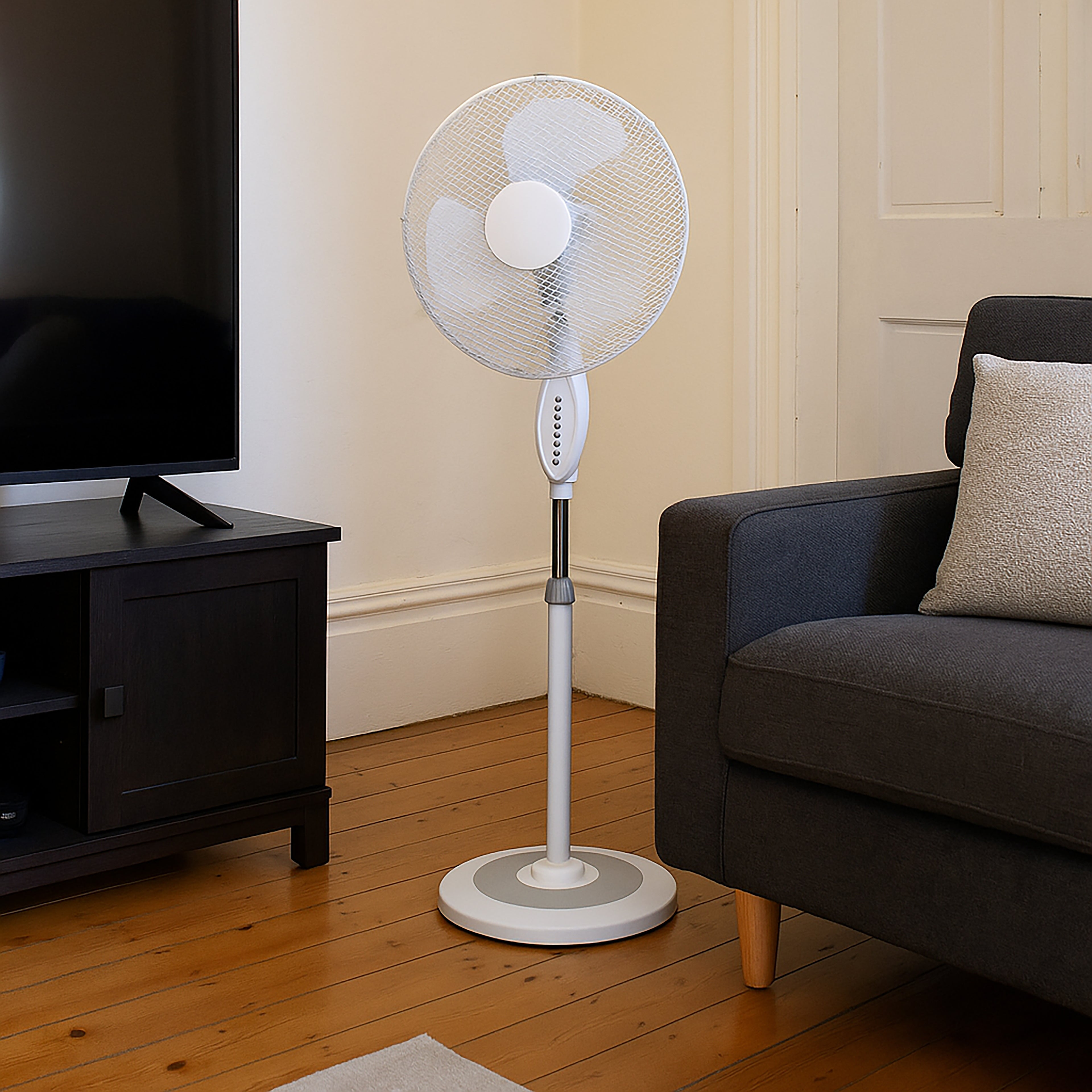 Sheffield 40cm Pedestal Fan with Remote