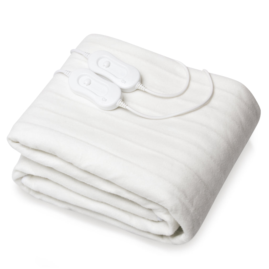 Sheffield Electric Blanket – Queen Size | Dual Controllers | 3 Heat Settings | Machine Washable